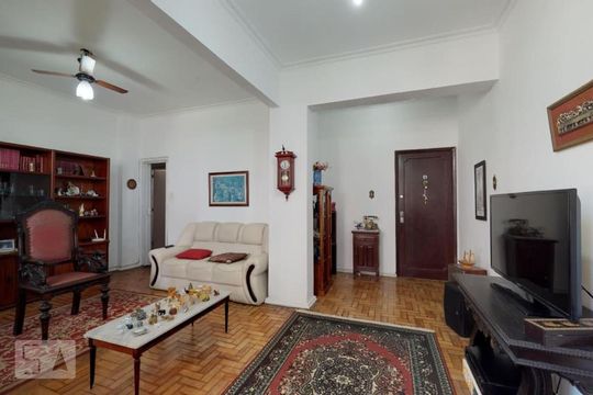 Sala de apartamento à venda com 3 quartos, 120m² em Botafogo, Rio de Janeiro