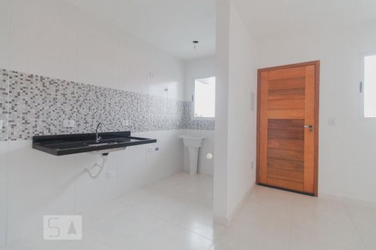 Sala e cozinha de apartamento para alugar com 1 quarto, 33m² em Vila Prudente, São Paulo