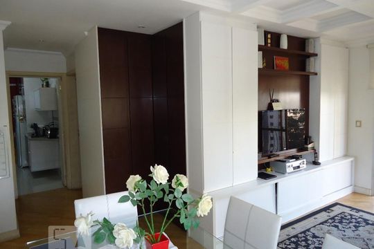 Sala de apartamento à venda com 3 quartos, 105m² em Vila Andrade, São Paulo
