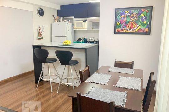 Sala de Jantar de apartamento à venda com 1 quarto, 49m² em Vila Celeste, São Paulo