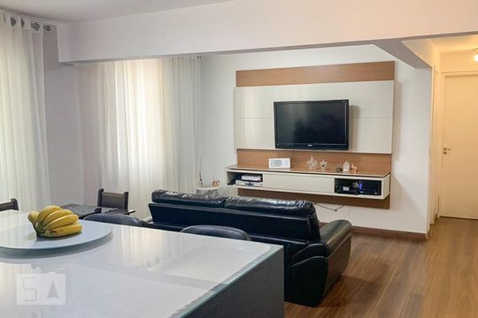 Sala de apartamento à venda com 1 quarto, 49m² em Vila Celeste, São Paulo