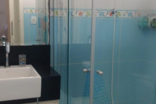 Banheiro Social de apartamento à venda com 2 quartos, 63m² em Vila Parque Jabaquara, São Paulo