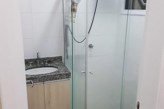 Banheiro de apartamento para alugar com 1 quarto, 40m² em Jaçanã, São Paulo