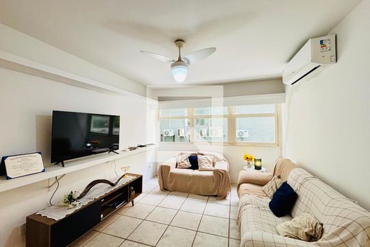 Sala de apartamento à venda com 3 quartos, 120m² em Copacabana, Rio de Janeiro