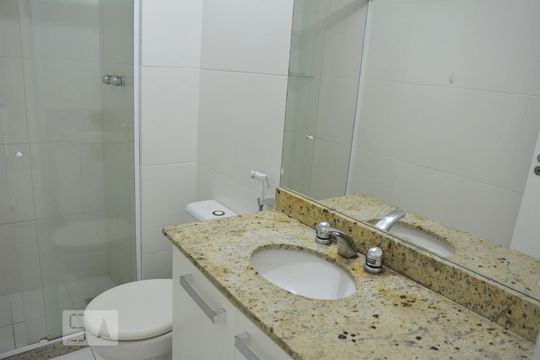Banheiro de apartamento para alugar com 2 quartos, 65m² em Freguesia (jacarepaguá), Rio de Janeiro