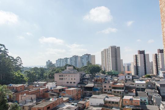 Vista da Sala de apartamento para alugar com 2 quartos, 40m² em Campanário, Diadema