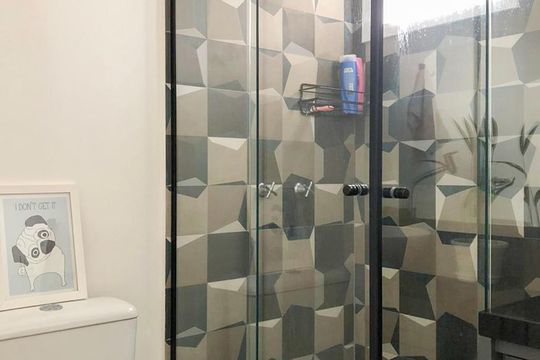 Banheiro da Suíte de apartamento à venda com 3 quartos, 64m² em Barra Funda, São Paulo