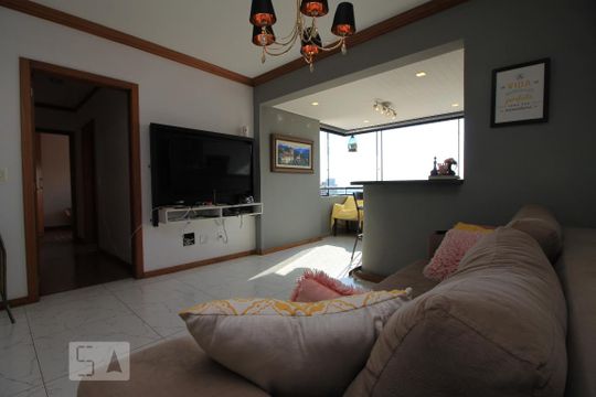 Sala de apartamento à venda com 3 quartos, 98m² em São João, Porto Alegre