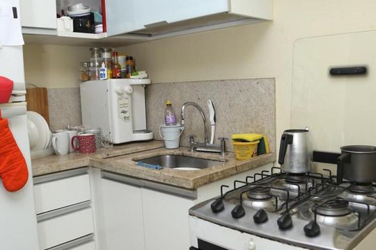 Cozinha de apartamento para alugar com 1 quarto, 65m² em Tijuca, Rio de Janeiro