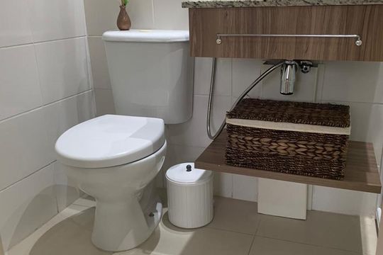 Banheiro Quarto 2 - Suíte de apartamento à venda com 2 quartos, 54m² em Taquara, Rio de Janeiro