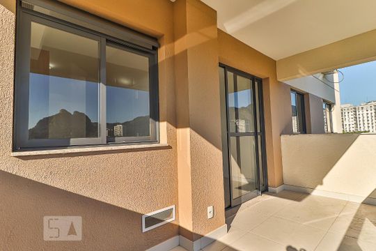 Varanda da Sala de apartamento para alugar com 3 quartos, 89m² em Jacarepaguá, Rio de Janeiro