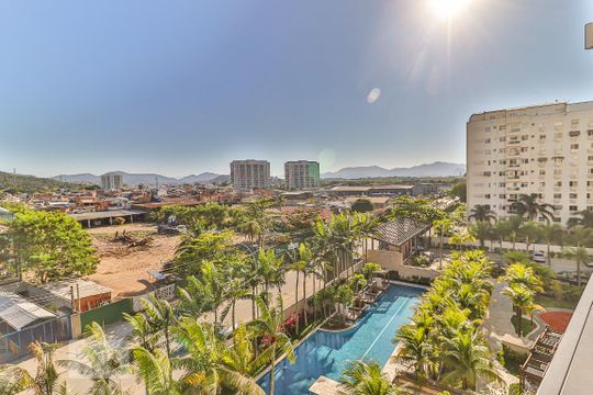 Vista da Varanda da Sala de apartamento para alugar com 3 quartos, 89m² em Jacarepaguá, Rio de Janeiro