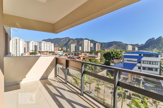 Varanda da Sala de apartamento para alugar com 3 quartos, 89m² em Jacarepaguá, Rio de Janeiro