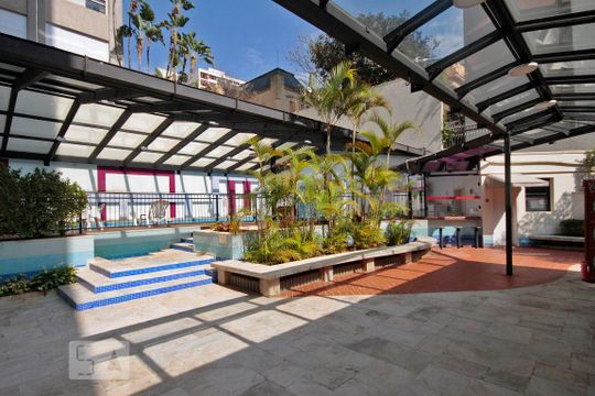 Área Comum de apartamento para alugar com 1 quarto, 40m² em Higienópolis, São Paulo
