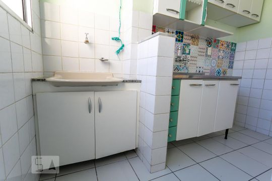 Área de Serviço de apartamento para alugar com 2 quartos, 50m² em Santa Cruz, Belo Horizonte