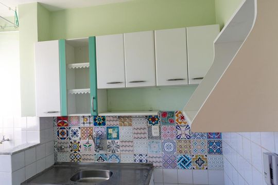 Cozinha de apartamento para alugar com 2 quartos, 50m² em Santa Cruz, Belo Horizonte