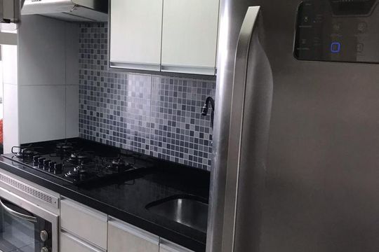 Cozinha de apartamento para alugar com 2 quartos, 48m² em Presidente Altino, Osasco