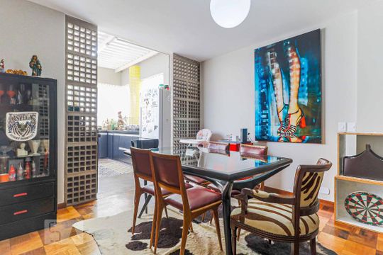 Sala de jantar de apartamento à venda com 3 quartos, 134m² em Jardim Taquaral, São Paulo