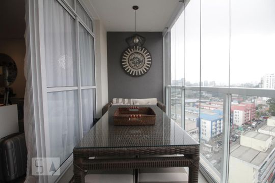 Varanda de kitnet/studio à venda com 1 quarto, 36m² em Real Parque, São Paulo