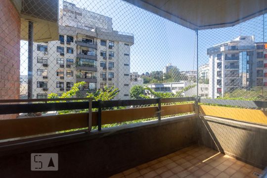 Varanda da Sala de apartamento para alugar com 1 quarto, 70m² em Boa Viagem, Niterói