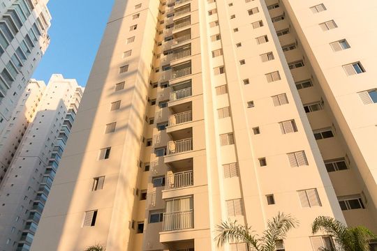 Fachada do bloco de apartamento à venda com 2 quartos, 64m² em Vila Augusta, Guarulhos