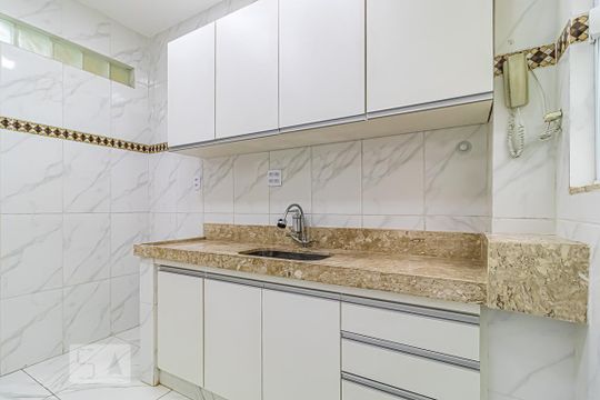 Cozinha - Armários de apartamento à venda com 3 quartos, 133m² em Freguesia (jacarepaguá), Rio de Janeiro
