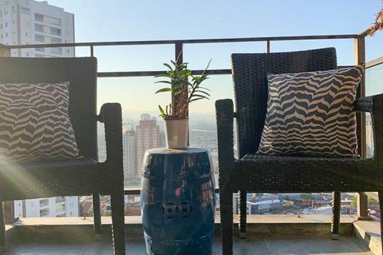 Varanda de apartamento à venda com 3 quartos, 84m² em Vila Nova Manchester, São Paulo