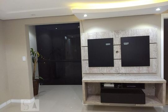 Detalhe Sala de apartamento à venda com 2 quartos, 70m² em Duque de Caxias, São Leopoldo