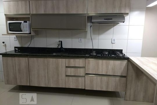 Cozinha de apartamento à venda com 2 quartos, 70m² em Duque de Caxias, São Leopoldo