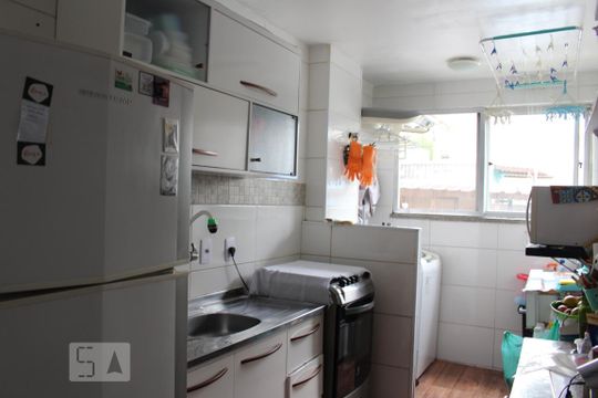 cozinha de apartamento à venda com 2 quartos, 56m² em Cangaíba, São Paulo