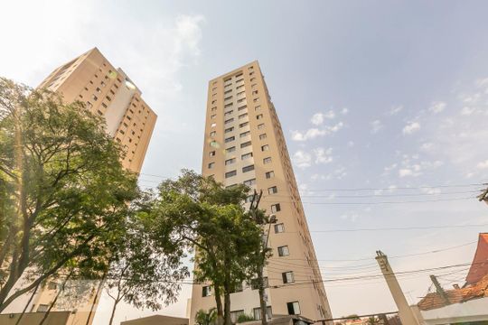 Fachada de apartamento à venda com 2 quartos, 50m² em Vila Mangalot, São Paulo
