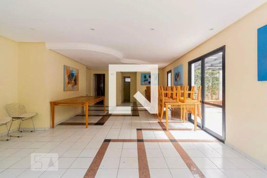Área comum de apartamento para alugar com 2 quartos, 70m² em Cidade Monções, São Paulo