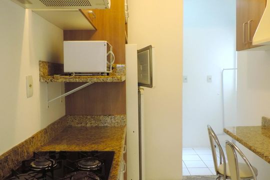 Cozinha de apartamento para alugar com 3 quartos, 65m² em Trindade, Florianópolis