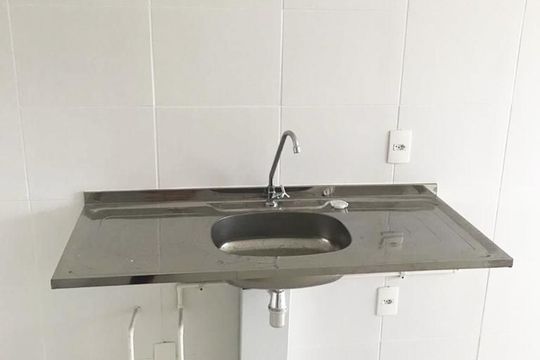 Pia da Cozinha de apartamento à venda com 1 quarto, 27m² em Vila Alpina, São Paulo