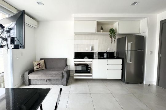 Cozinha de kitnet/studio para alugar com 1 quarto, 30m² em Perdizes, São Paulo