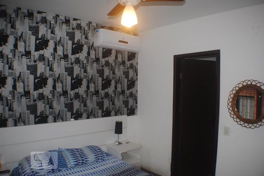 Detalhe do Quarto 01 - Suíte de apartamento para alugar com 3 quartos, 120m² em Ingleses do Rio Vermelho, Florianópolis