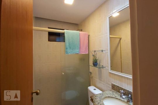 Banheiro - Suite de apartamento para alugar com 3 quartos, 90m² em Recreio dos Bandeirantes, Rio de Janeiro
