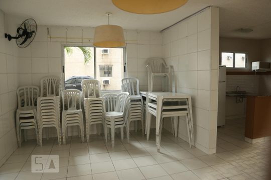 Área comum - Salão de festas de apartamento à venda com 2 quartos, 48m² em São Cristóvão, Rio de Janeiro