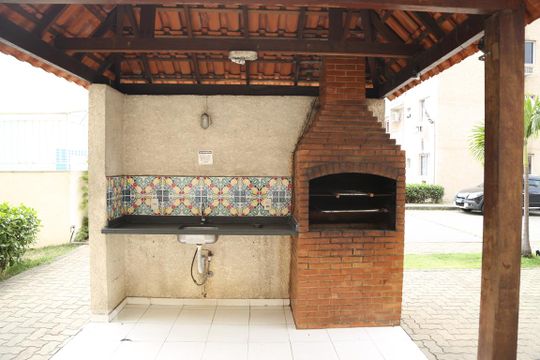 Área comum - Churrasqueira de apartamento à venda com 2 quartos, 48m² em São Cristóvão, Rio de Janeiro