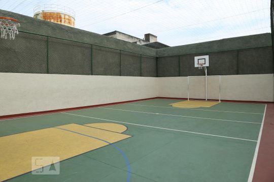 Área Comum - Quadra de apartamento à venda com 2 quartos, 48m² em São Cristóvão, Rio de Janeiro