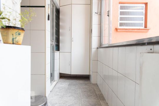 Área de Serviço de apartamento à venda com 3 quartos, 102m² em Santa Cecília, São Paulo