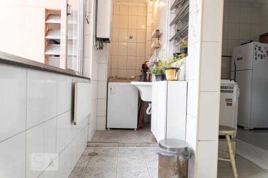 Área de Serviço de apartamento à venda com 3 quartos, 102m² em Santa Cecília, São Paulo