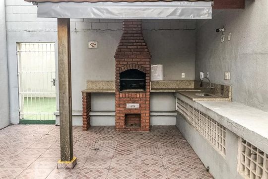 Área comum - Churrasqueira de apartamento para alugar com 2 quartos, 65m² em Rudge Ramos, São Bernardo do Campo