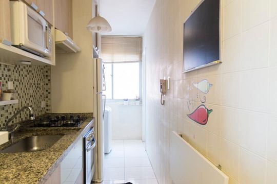 Cozinha de apartamento à venda com 1 quarto, 60m² em Vila Mascote, São Paulo