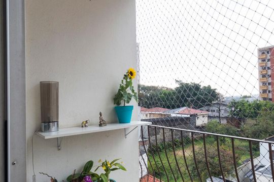 varanda de apartamento à venda com 1 quarto, 60m² em Vila Mascote, São Paulo