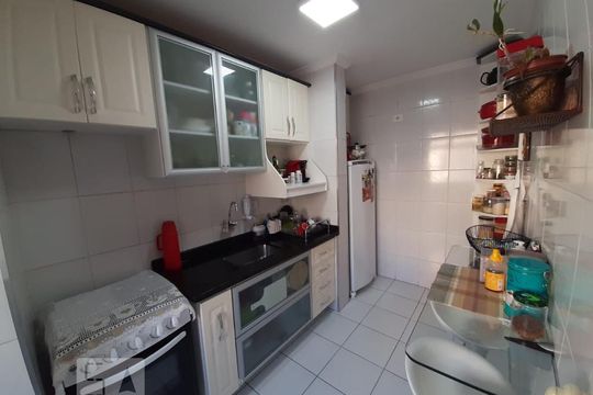 Cozinha de apartamento para alugar com 2 quartos, 51m² em Jardim Celeste, São Paulo