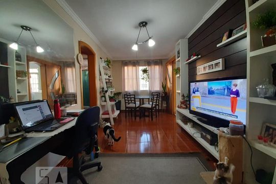 Sala de apartamento para alugar com 2 quartos, 51m² em Jardim Celeste, São Paulo