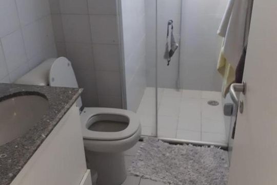 Banheiro de apartamento para alugar com 3 quartos, 110m² em Vila Progredior, São Paulo