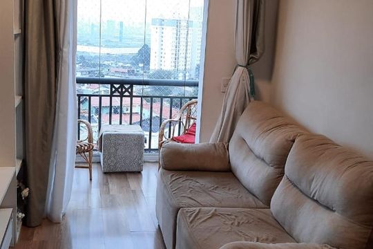 Sala de apartamento à venda com 2 quartos, 52m² em Vila Bela, São Paulo