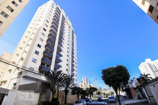 Fachada do Condomínio de apartamento para alugar com 1 quarto, 67m² em Setor Bela Vista, Goiânia